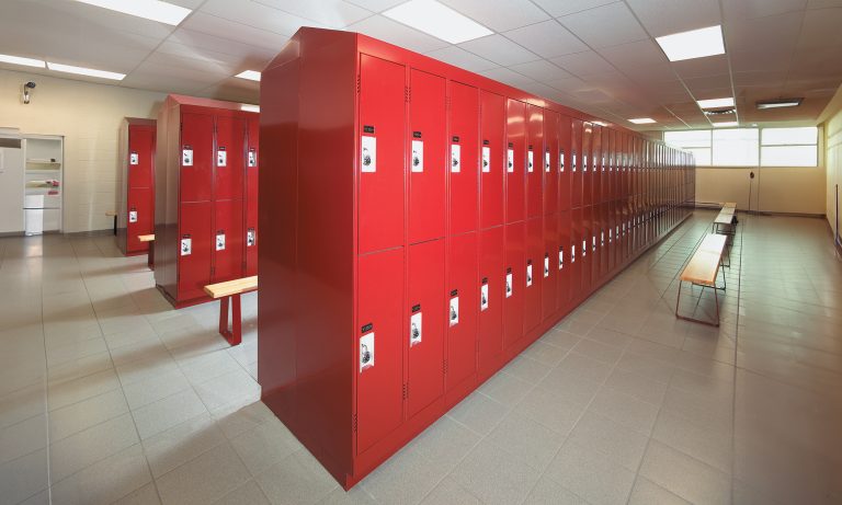 Red Emperor Lockers with Benches