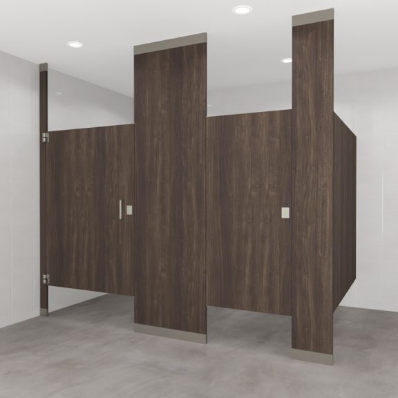 Floor to Ceiling Phenolic Toilet Partitions