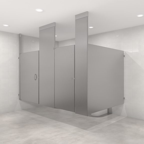 Ceiling Hung Stainless Steel Toilet Partitions