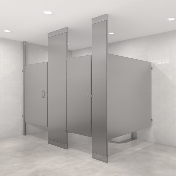 Floor to Ceiling Stainless Steel Toilet Partitions