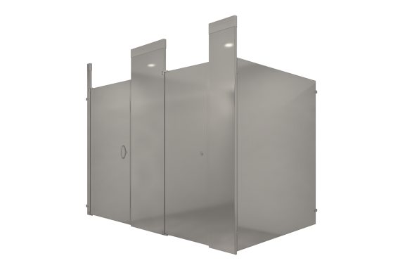 Elite Plus Series Stainless Steel Ceiling Hung Toilet Partition