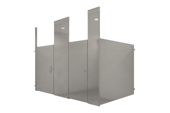 Standard Series Stainless Steel Ceiling Hung Toilet Partition