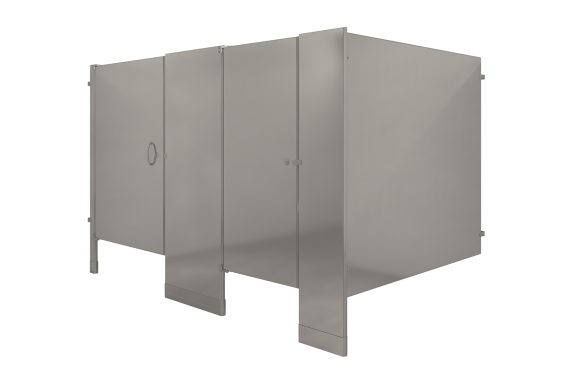 Standard Series Stainless Steel Floor Mounted Toilet Partition