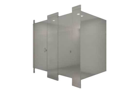 Elite Max Series Stainless Steel Floor to Ceiling Toilet Partition