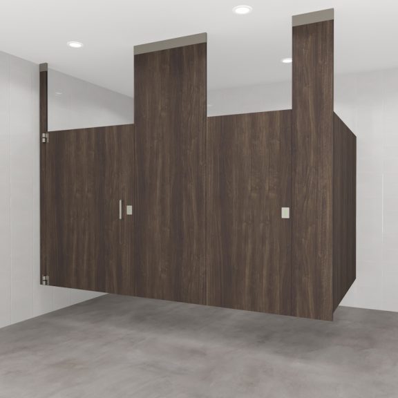 Ceiling Hung Phenolic Toilet Partitions