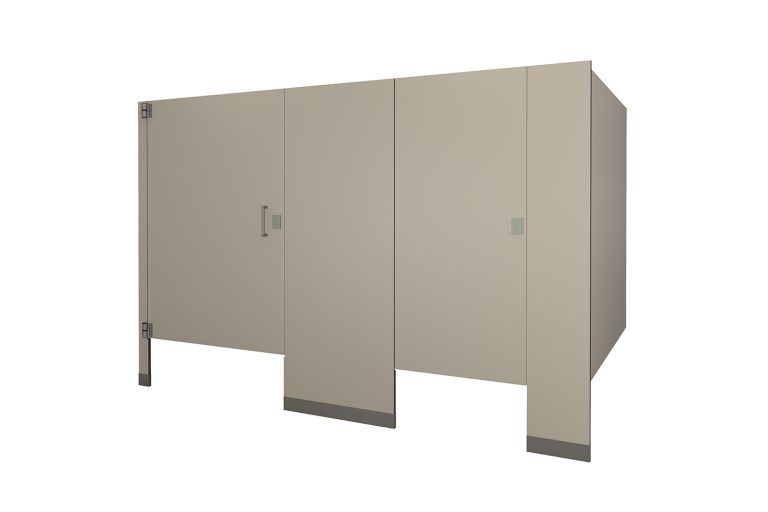 Phenolic Floor Mounted Daylight Toilet Partition