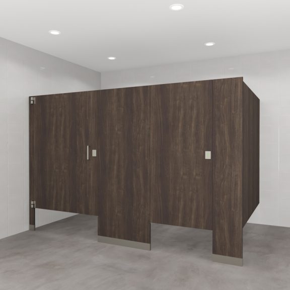 Floor Mounted Phenolic Toilet Partitions
