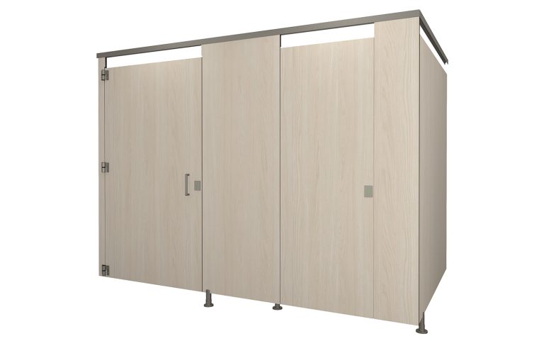 Phenolic Pedestal Mounted Field Elm Toilet Partition