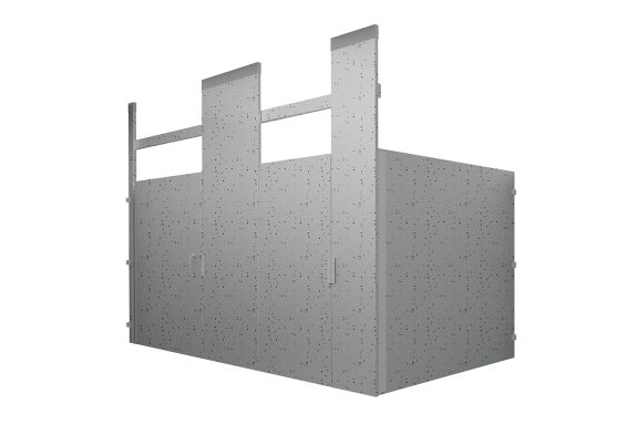 Solid Plastic Ceiling Hung Toilet Partitions