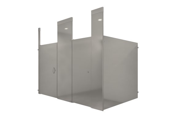 Elite Series Stainless Steel Ceiling Hung Toilet Partition