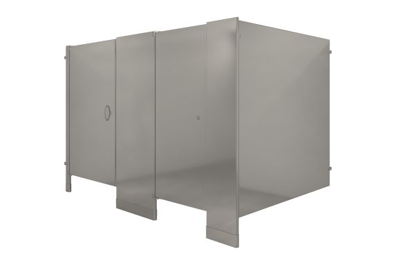 Stainless Steel Floor Mounted Toilet Partitions