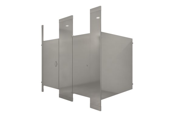 Elite Series Stainless Steel Floor to Ceiling Toilet Partition