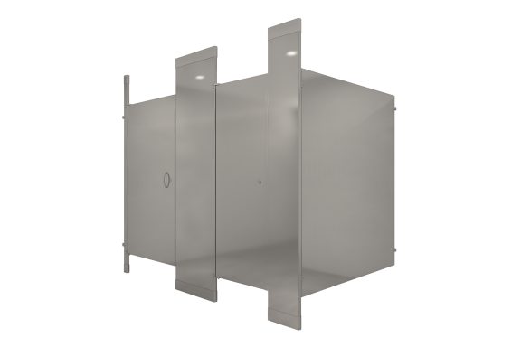Elite Plus Series Stainless Steel Floor to Ceiling Toilet Partition