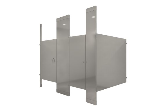 Standard Series Stainless Steel Floor to Ceiling Toilet Partition