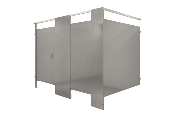 Elite Series Stainless Steel Headrail Braced Toilet Partition