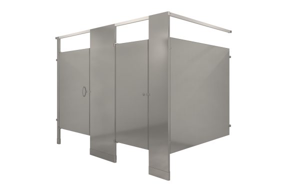 Standard Series Stainless Steel Headrail Braced Toilet Partition