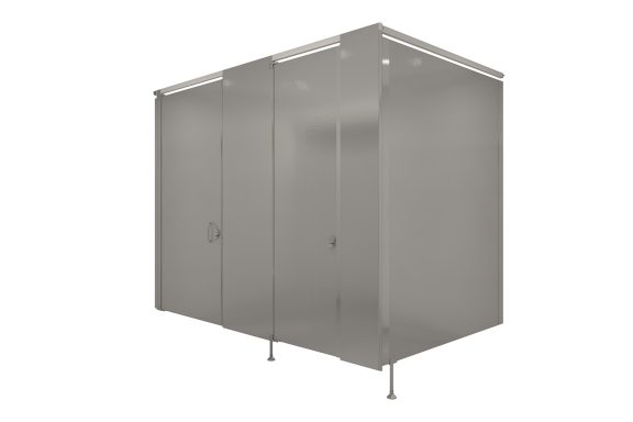 Stainless Steel Pedestal Mounted Toilet Partitions